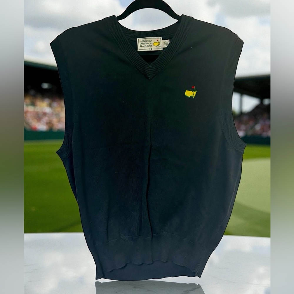 Augusta National Golf Shop Vintage  MASTERS  Sweater Vest Medium